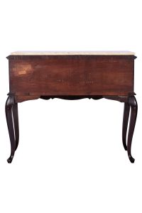 Antique Walnut Buffet Sideboard Server Console Cabinet Four Drawer