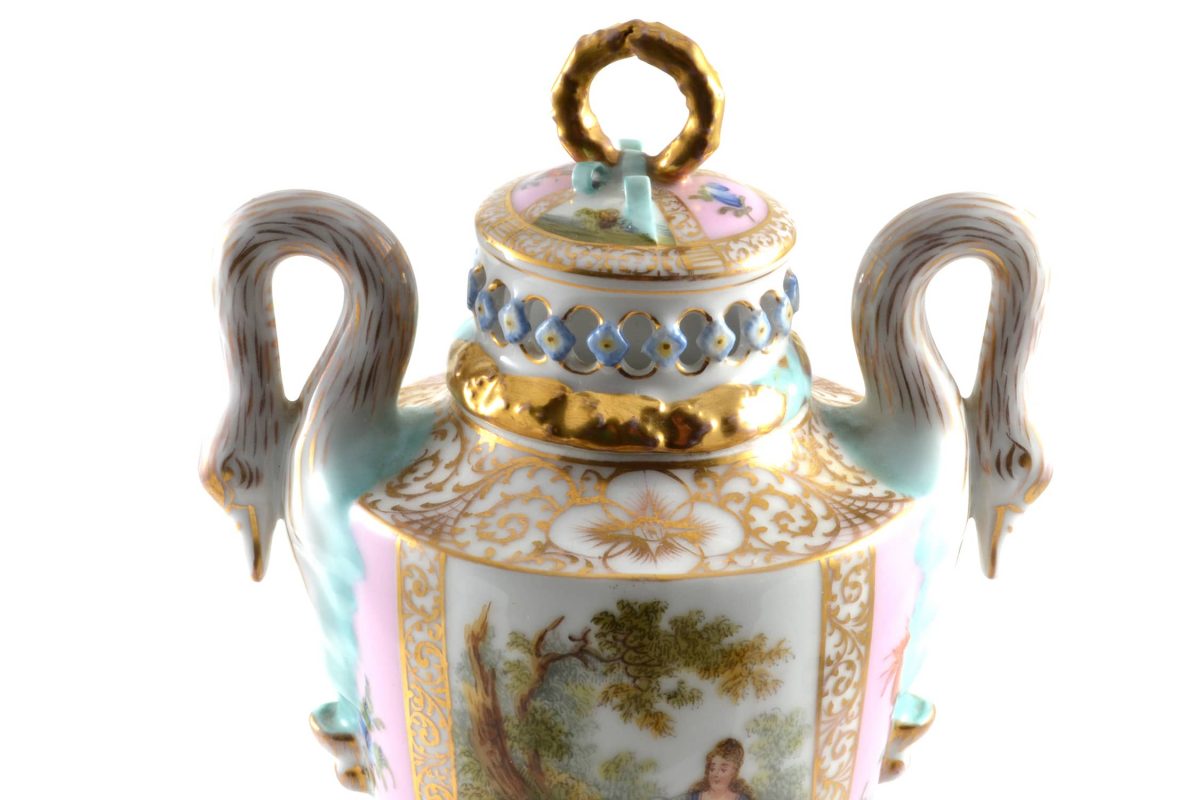Royal Vienna Porcelain Covered Urn 1883 to 1906