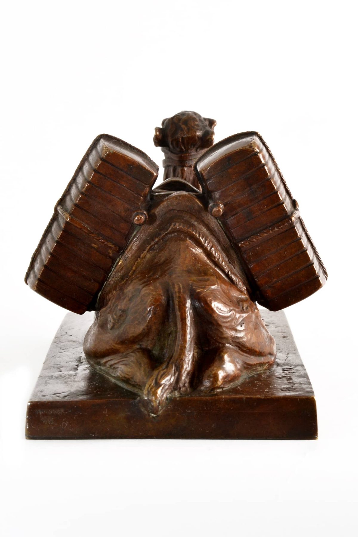 Friedrich Gornik (Austrian, 1877-1943) Bronze Sculpture. Seated Camel. 1923