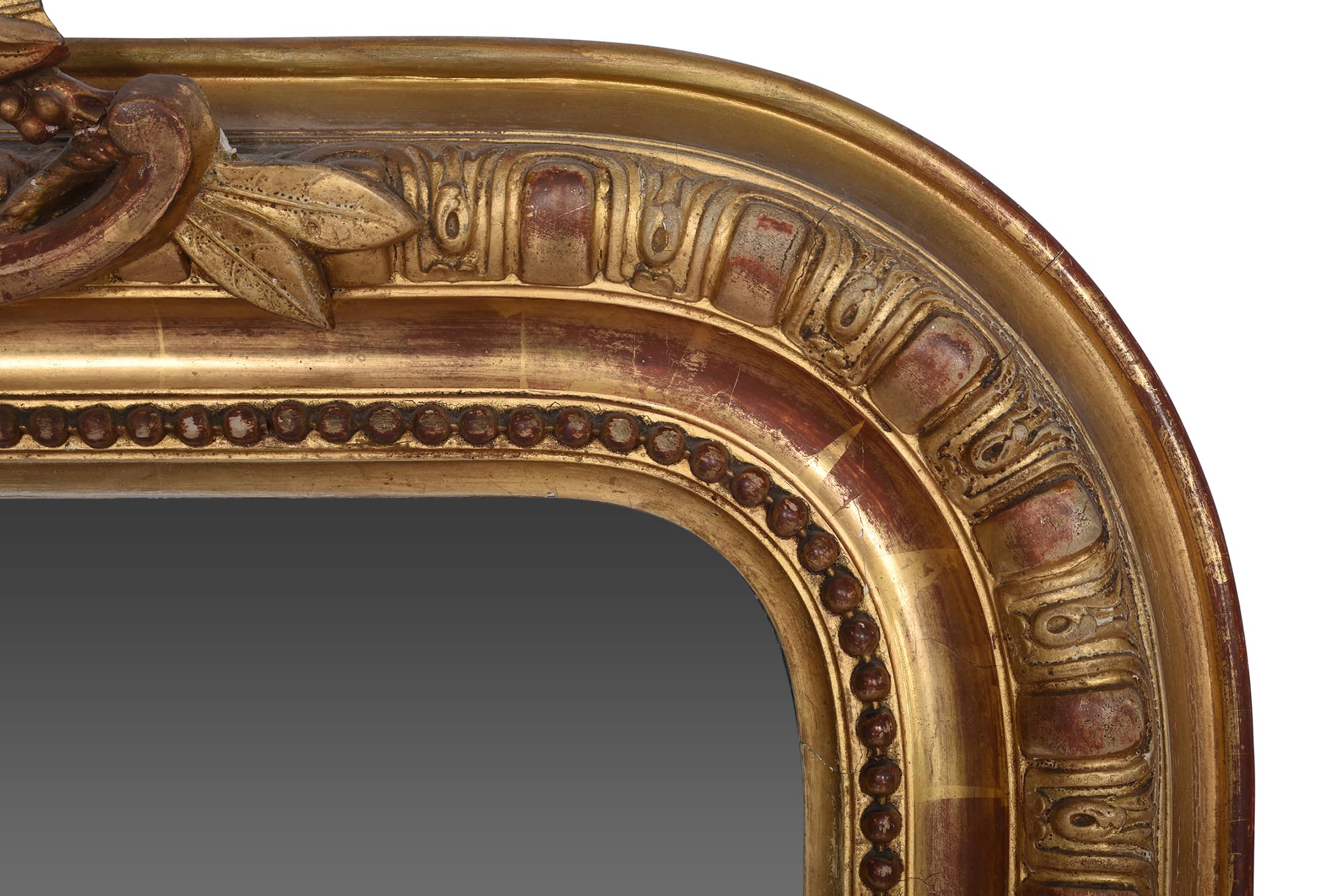 19th C. Antique Gold Louis Philippe Mirror
