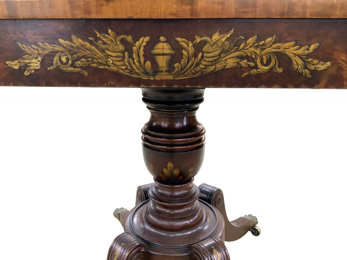 Antique Game Table Baltimore -Philadelphia Region C.A. 1805
