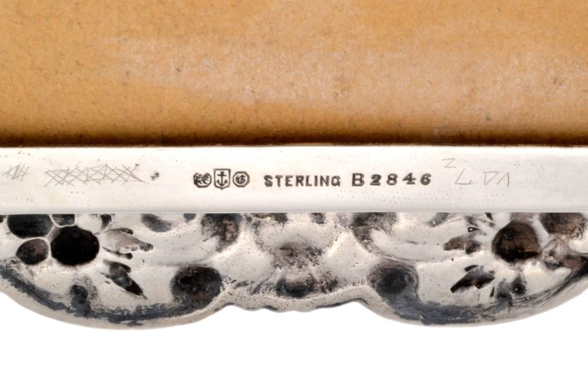 Sterling Silver Picture Frame Repoussé Gorham c.a 1869