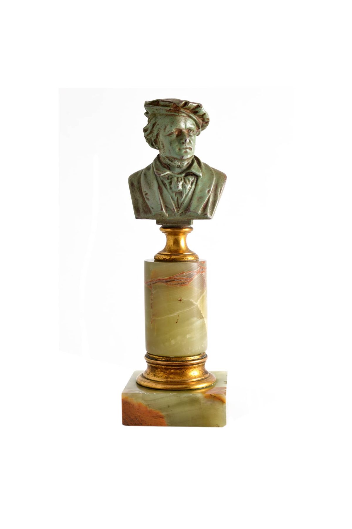 Bronze Bust E.Boermel By Adolf Karl Brutt 1910 Germany H.Gladenbeck & Son